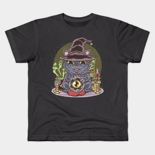 BLACK MAGIC CAT Kids T-Shirt